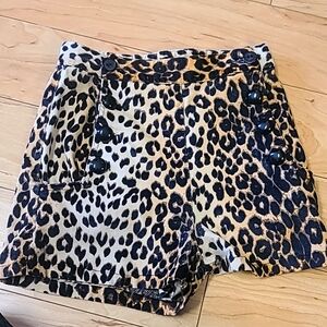 Voodoo vixen small shorts Leopard print